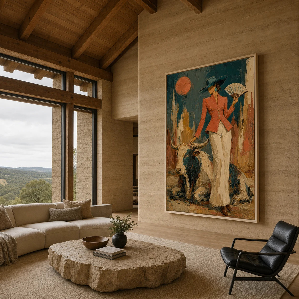 Wild Regard shown from a wider interior view