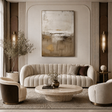 Muted Reflection — hand-painted oil painting on canvas