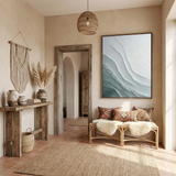 Serene Current — hand-painted oil painting on canvas