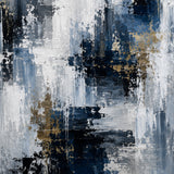 Midnight Cascade - hand-painted oil painting on canvas by Realoilart
