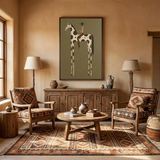 Spotted Journey — hand-painted oil painting on canvas