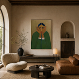 Silent Reflection — hand-painted oil painting on canvas