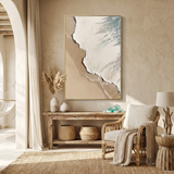 Shoreline Foam — hand-painted oil painting on canvas
