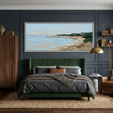 Coastal Calm — hand-painted oil painting on canvas
