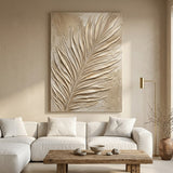 Palm Whisper — hand-painted oil painting on canvas