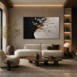 Between Light and Shadow — hand-painted oil painting on canvas