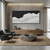 Silent Peaks — hand-painted oil painting on canvas