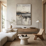 Weathered Horizon — hand-painted oil painting on canvas