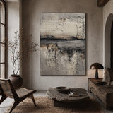Weathered Horizon — hand-painted oil painting on canvas