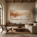 Warm Reverie — hand-painted oil painting on canvas