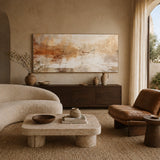 Warm Reverie — hand-painted oil painting on canvas