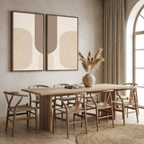 Twin Arches — hand-painted oil painting on canvas