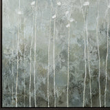 Meadow Hush abstract oil painting, hand-painted on canvas