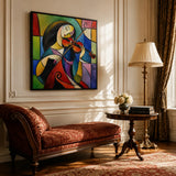 Sonata Prism abstract oil painting, hand-painted on canvas