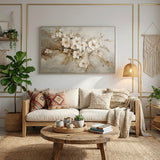 Gentle Blossom — hand-painted oil painting on canvas