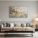 Gentle Blossom — hand-painted oil painting on canvas