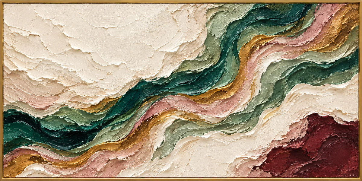 Jade Undertow - framed original artwork