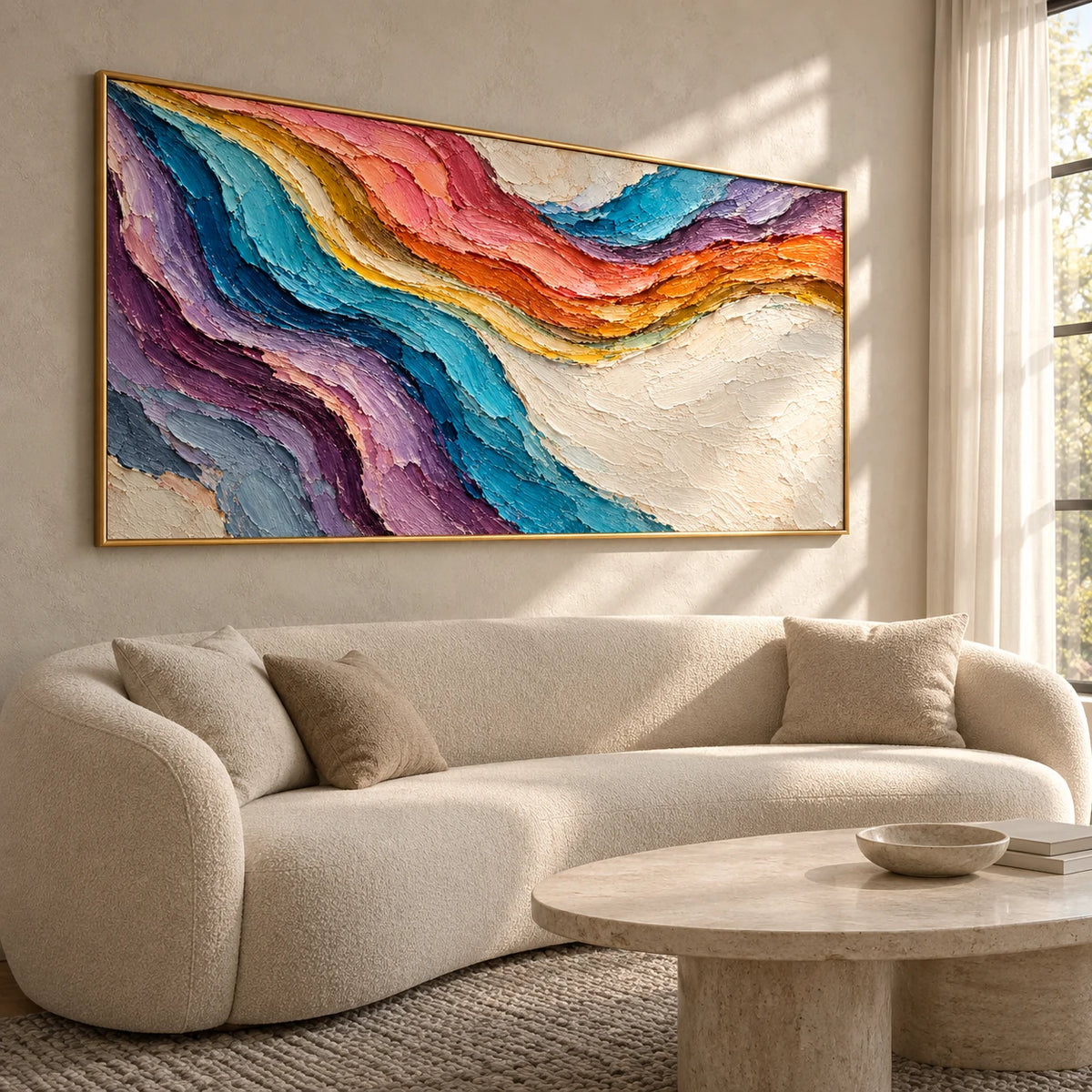 Tidal Prism - living room, left view