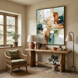 Fragmented Light — hand-painted oil painting on canvas