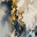 Cobalt Squall abstract oil painting, hand-painted on canvas
