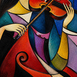 Sonata Prism abstract oil painting, hand-painted on canvas