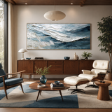 Coastal Surge — hand-painted oil painting on canvas