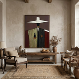 Silent Ceremony — hand-painted oil painting on canvas