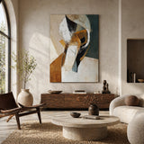 Golden Veil — hand-painted oil painting on canvas
