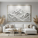 Alpine Silence — hand-painted oil painting on canvas
