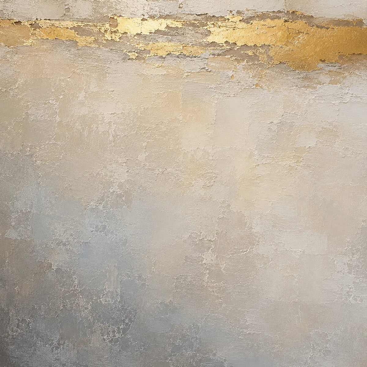 Line of Gold - hand-painted abstract oil painting on canvas detail 6 by Realoilart