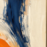 Solar Arc abstract oil painting, hand-painted on canvas