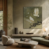 Wings of Serenity — hand-painted oil painting on canvas