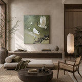 Wings of Serenity — hand-painted oil painting on canvas