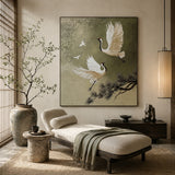Wings of Serenity — hand-painted oil painting on canvas
