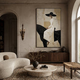 The Quiet Rider — hand-painted oil painting on canvas