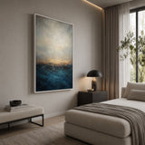 Ocean Ember - hand-painted oil painting on canvas by Realoilart