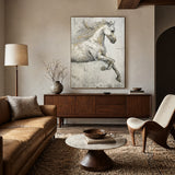 Spirit in Motion — hand-painted oil painting on canvas
