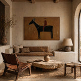 Desert Rider — hand-painted oil painting on canvas