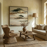 Whispering Shores — hand-painted oil painting on canvas