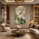 Garden Elegance — hand-painted oil painting on canvas