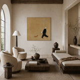 Quiet Stroll — hand-painted oil painting on canvas