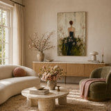 Blooming Solitude — hand-painted oil painting on canvas