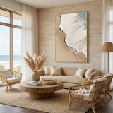 Shoreline Foam — hand-painted oil painting on canvas