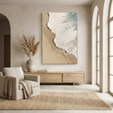 Shoreline Foam — hand-painted oil painting on canvas