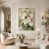 Garden Elegance — hand-painted oil painting on canvas
