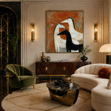 Three Graces — hand-painted oil painting on canvas