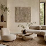 Textured Pathways — hand-painted oil painting on canvas
