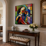 Sonata Prism abstract oil painting, hand-painted on canvas