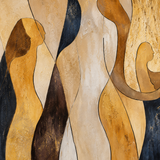 Honeyed Forms - hand-painted oil painting on canvas by Realoilart