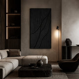 Shadow Rhythm — hand-painted oil painting on canvas